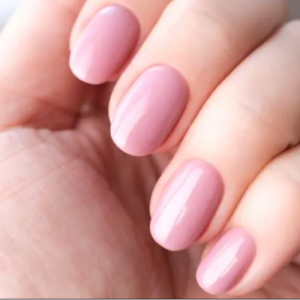 Gel polish manicure nails